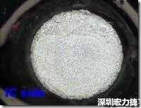 紅墨水染紅測(cè)試分析-IC面，允收