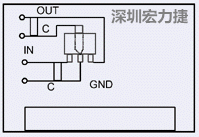 圖3：降壓電路的PCB設(shè)計(jì)示例。