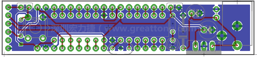 以上就是布線的所有步驟了。接下來就只剩下絲?。╯ilk-screen）、建立Gerber檔跟drill檔和送去印刷電路板廠制作的步驟。